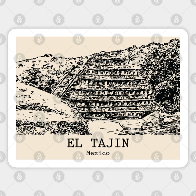 El Tajin - Mexico Magnet by Lakeric